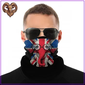 

2020 masks Baby Elephant with Glasses and British Flag Men Women facemasks for virus protection cotton pm2.5 mask filter