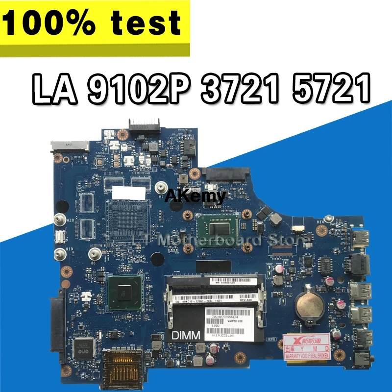 

VAW11 17 LA-9102P paraFor DELL Inspiron 3721 17.3 Laptop Motherboard 0NJ7D4 NJ7D4 VAW11 LA-9102P Dual-core 1007U/ 2117U original