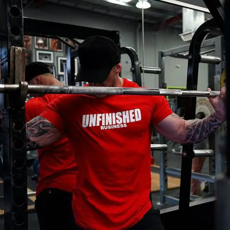 

Hot Gyms Printing T Shirt Men Fitness Top Round Collar Muscle Exercise Fitness Strong And Handsome Mens T-shirt Trends Brand Top