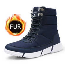 Женские ботинки; коллекция года; зимние кроссовки; большие размеры; зимняя обувь; женские водонепроницаемые зимние ботинки; нескользящие ботильоны; botas Mujer; зимняя обувь