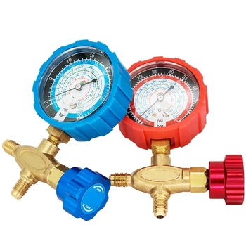

Air Conditioning High and Low Pressure Meter Plus Liquid Form Table Valve Snow Type Pressure Gauge Valve Plus