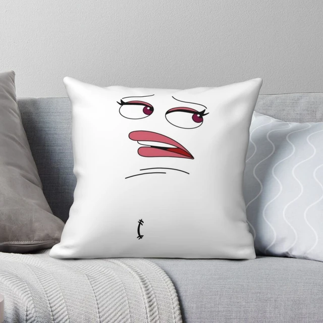 Gru Meme Face Square Pillowcase Polyester Linen Velvet Zip Decor