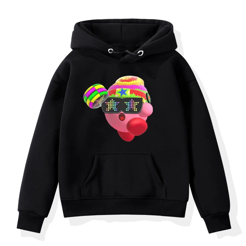 

2020 New Autumn Winter Kirby fighters 2 Coat Toddler Baby Kids Boys Girls Clothes Hooded Cartoon Hoodie Sweatshirt Tops Clothes