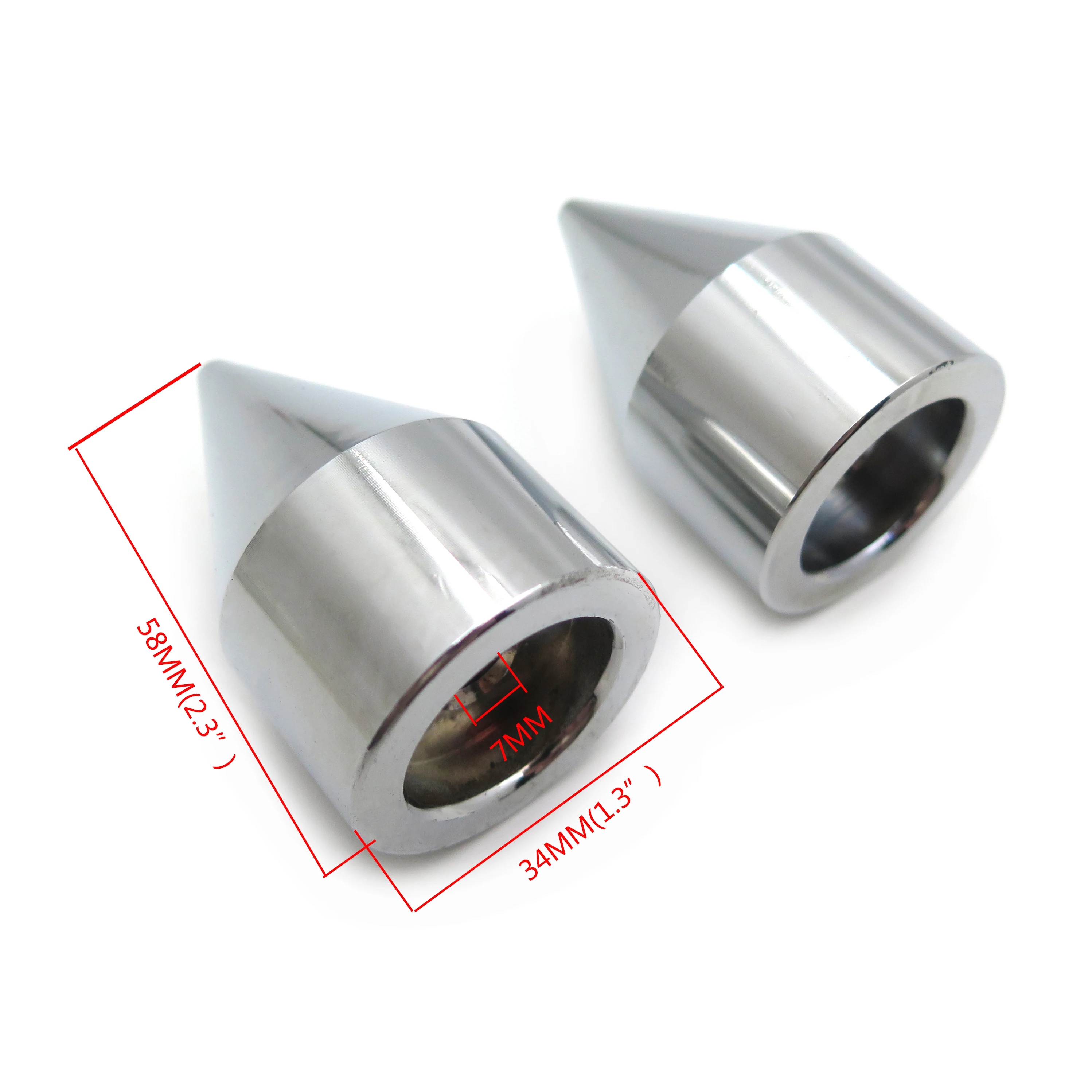 Запчасти для мотоциклов универсальные хромированные L образные наконечники