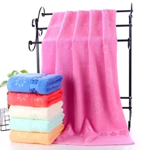 Gaoyang напрямую от производителя Чистый хлопок мягкий простой цвет банное полотенце 70*140 подарок компании вышитые Customiza