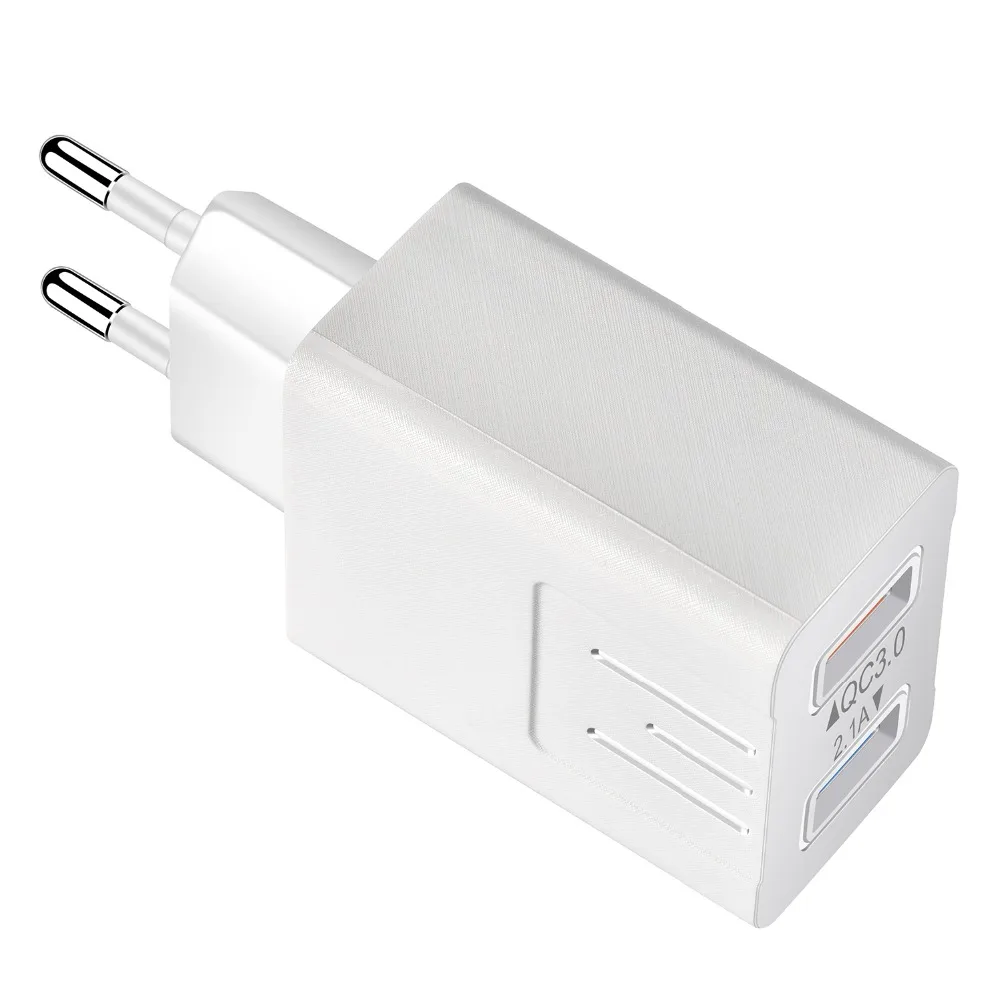 Быстрая зарядка QC 3,0 Smart Fast 2 USB настенное зарядное устройство для Xiaomi samsung huawei Quick Charge зарядное устройство адаптер для мобильного телефона