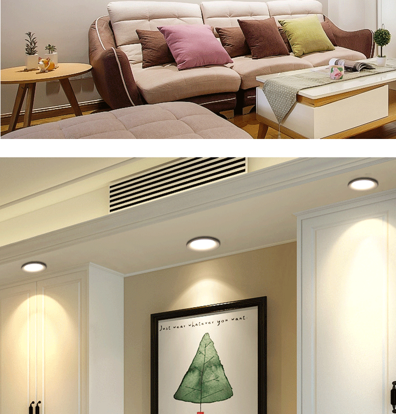 LED adjustable COB Concentrator AC85-265V 9W 12W 15W 18W Hc34e4a44f2b04d99b147104002e8fbc8i