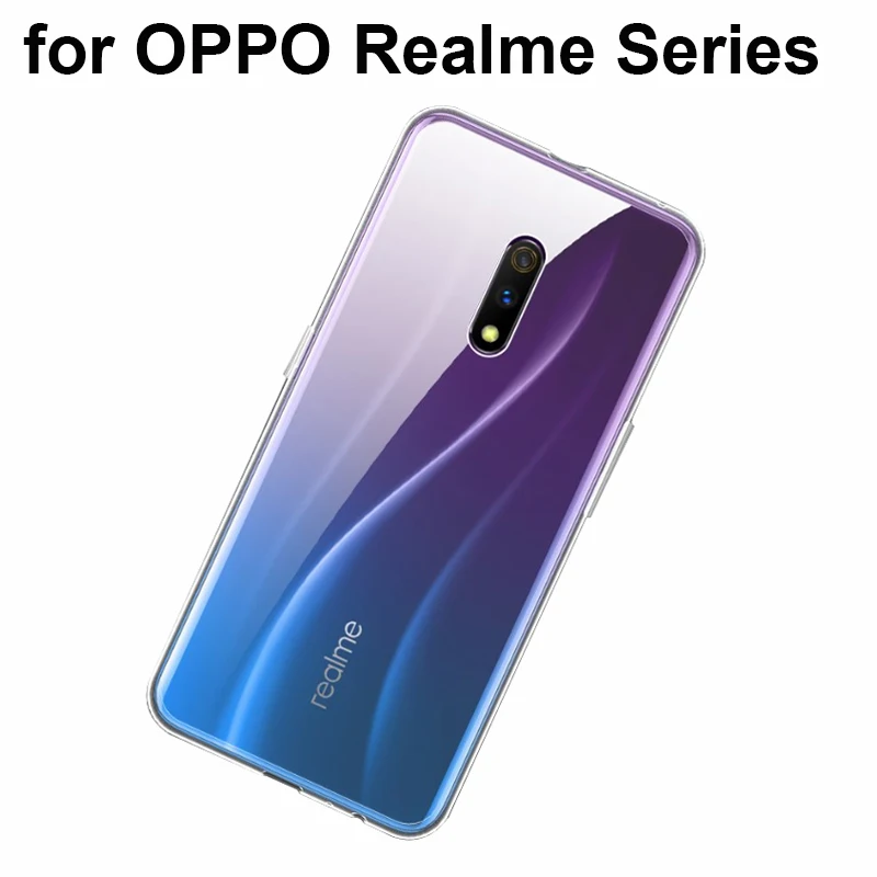 

Durable Anti-Scratch Dropproof Clear Transparent Silicone TPU Case For OPPO Realme X Lite 3 Pro 1 Skin Protective Cover