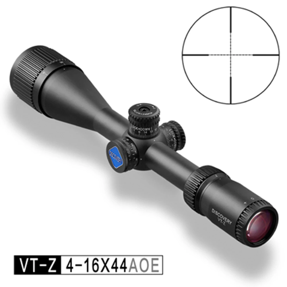 Arma para Pássaro Iluminado Vt-z Focagem Frontal Barato Descoberta Airgun Airsoft Pcp Pato Caça Animal 3-12 4-16 6-24x44 Aoe 3 Lunetas Riflescopes