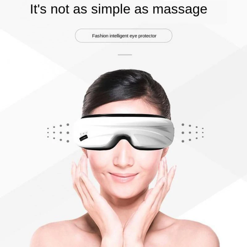  Electric Wireless Music Eye Massager Smart Compression heated Vibration Acupoints Massage Glasses R - 4000442010101