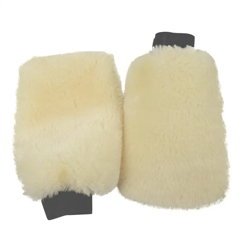Washing Gloves Artificial Wool Water Absorption Car WashFiber for glass PVC plastics leather Car Cleaning Accessories microfiber cleaning cloths car cleaning tool