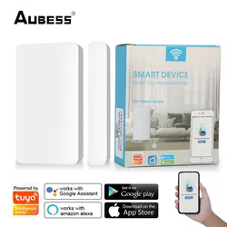 Tuya Wifi Wireless Door And Window Entry Sensor Alarm Burglar Home Security Warning System Alexa Google Home