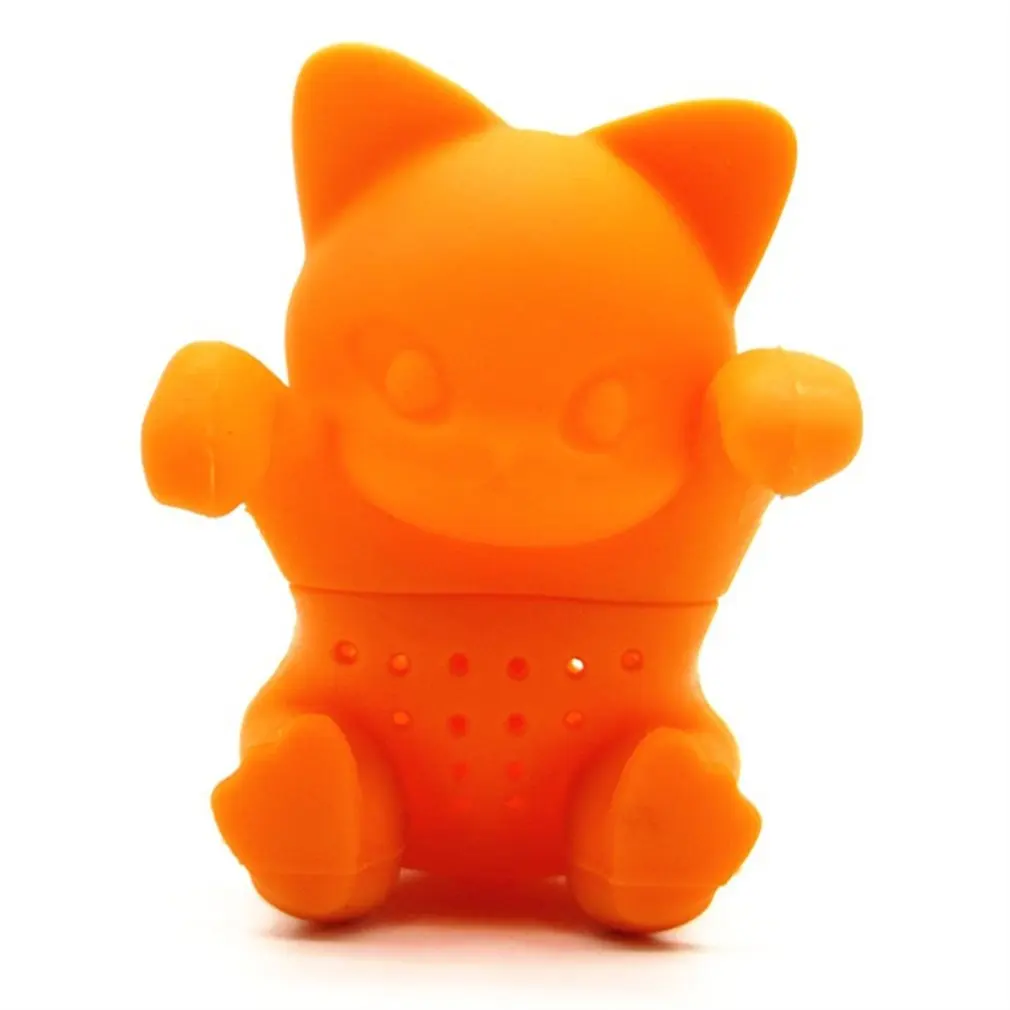 1 шт. листовой чай для заваривания мистер маленький человек ситечко для чая силиконовые чайные пакетики устройство для изготовления чая