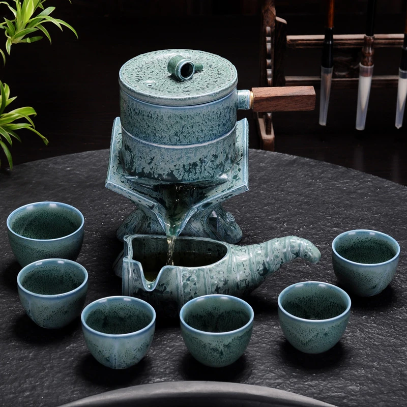

Stone Dawdler Automatic Tea Set A Complete Set Fambe Tea Set A Complete Set Kung Fu Tea Have Gift