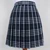 Japanese School Dresses Plaid Pleated Skirt Student Cosplay Anime Mini Grid Skirt Jk Uniforms Sailor Suit Short Skirts For Girls 4