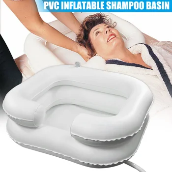 

PVC Inflatable Portable Shampoo Basin for Disabled Elderly Easy Safe Shampooing AIA99