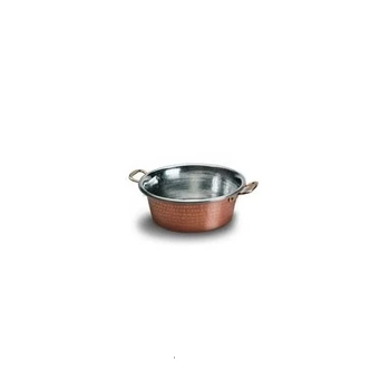 

RISOTTIERA RAME STAGNATO MARCA LAR CON 2 MANICI MANIGLIE D 30 CM PENTOLA PADELLA