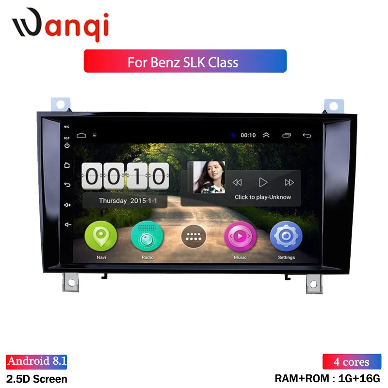 For Mercedes Benz SLK Class R171 W171 2010~2018 Android Car radio Multimedia Video Player auto Stereo GPS MAP Media Navi