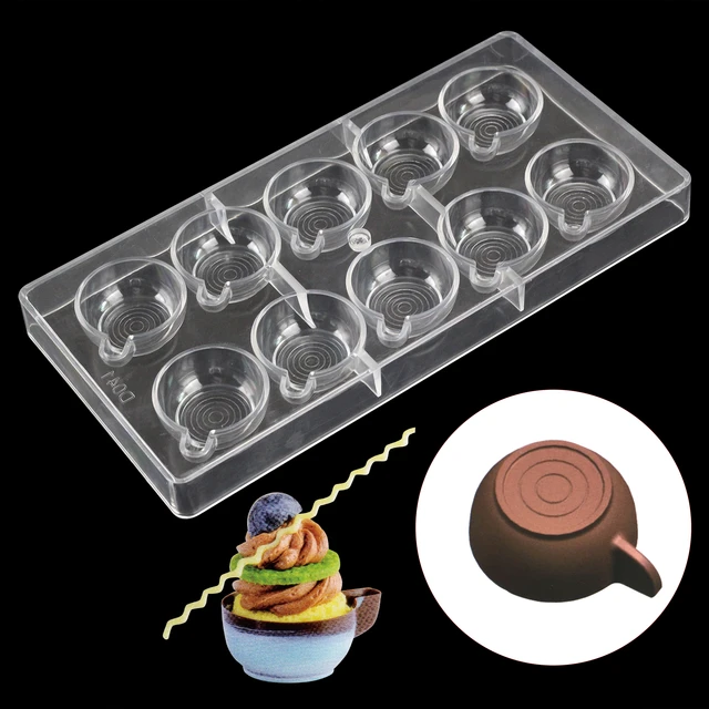 Diy Pastry Tools Polycarbonate Chocolate Molds And Chocolate Making  Supplies Candy Cake Baking Mould - AliExpress