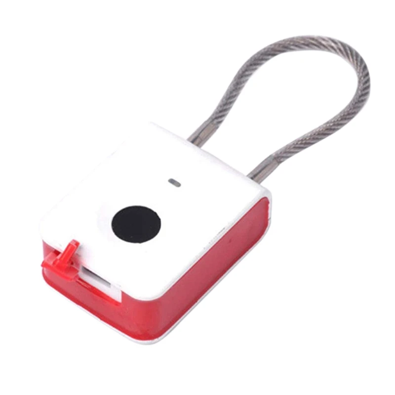 

Fingerprint Padlock IP65 Waterproof USB Charging 0.5 Seconds to Unlock Mobile Phone Unlock Suitable for Travel Backpack