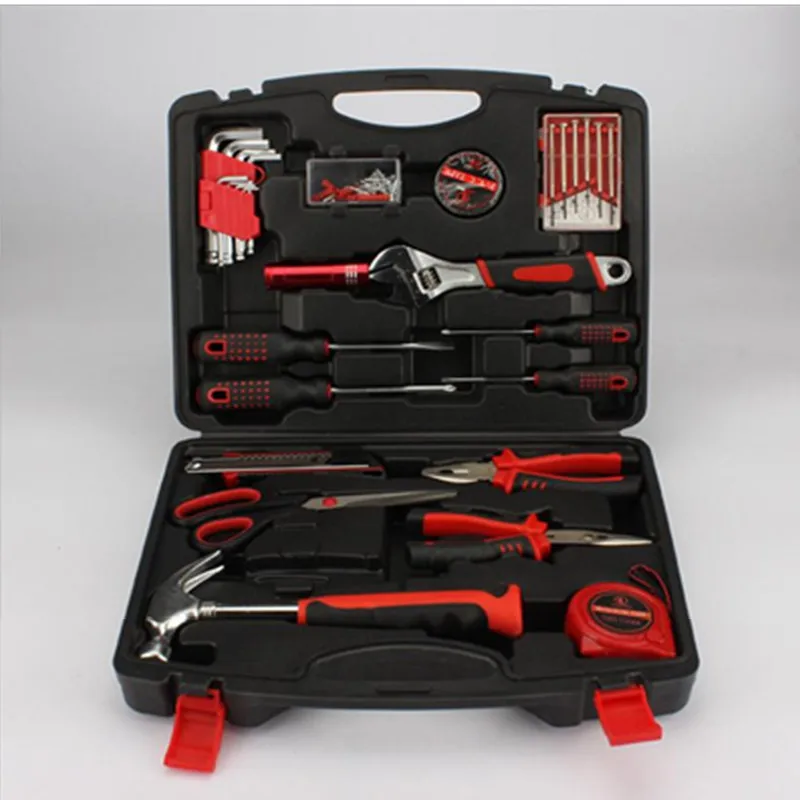 

High Carbon Steel 31 Pieces Household Hardware Combination Tool Kit Small Hardware Tool Insurance Tool Box Set