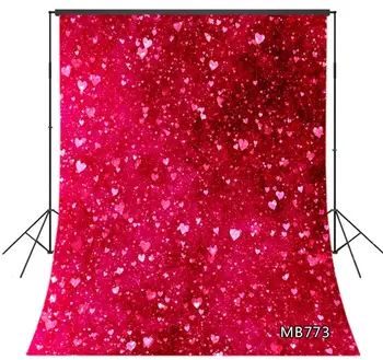 

Wedding Valentine's Day Backdrop Light Spot Red Heart Creative Photography Background Photo Studio Photophone Photozone