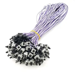 Interrupteur de réinitialisation e/s d'alimentation, câble de carte mère et bouton, remplacement d'un interrupteur d'alimentation cassé sur le bureau et le PC, 20 pièces 