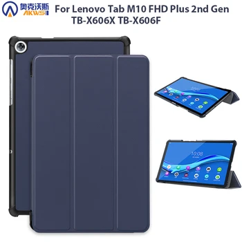 

Case For Lenovo Tab M10 FHD Plus 10.3 TB-X606F TB-X606X 10.3" Smart Cover Funda Ultra Slim Magnetic Folding Skin Stand Shell