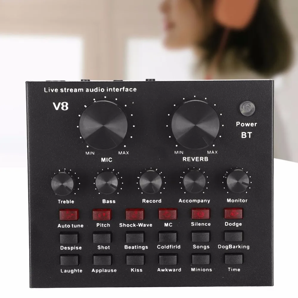 V8 второе поколение Bluetooth компьютер Прямая трансляция изменение голоса карты Черный ABS
