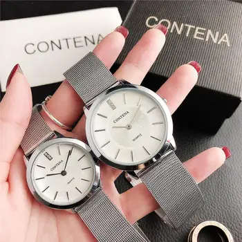 

Men's and women's watches business casual mesh belt trend fashion source wholesale manufacturers