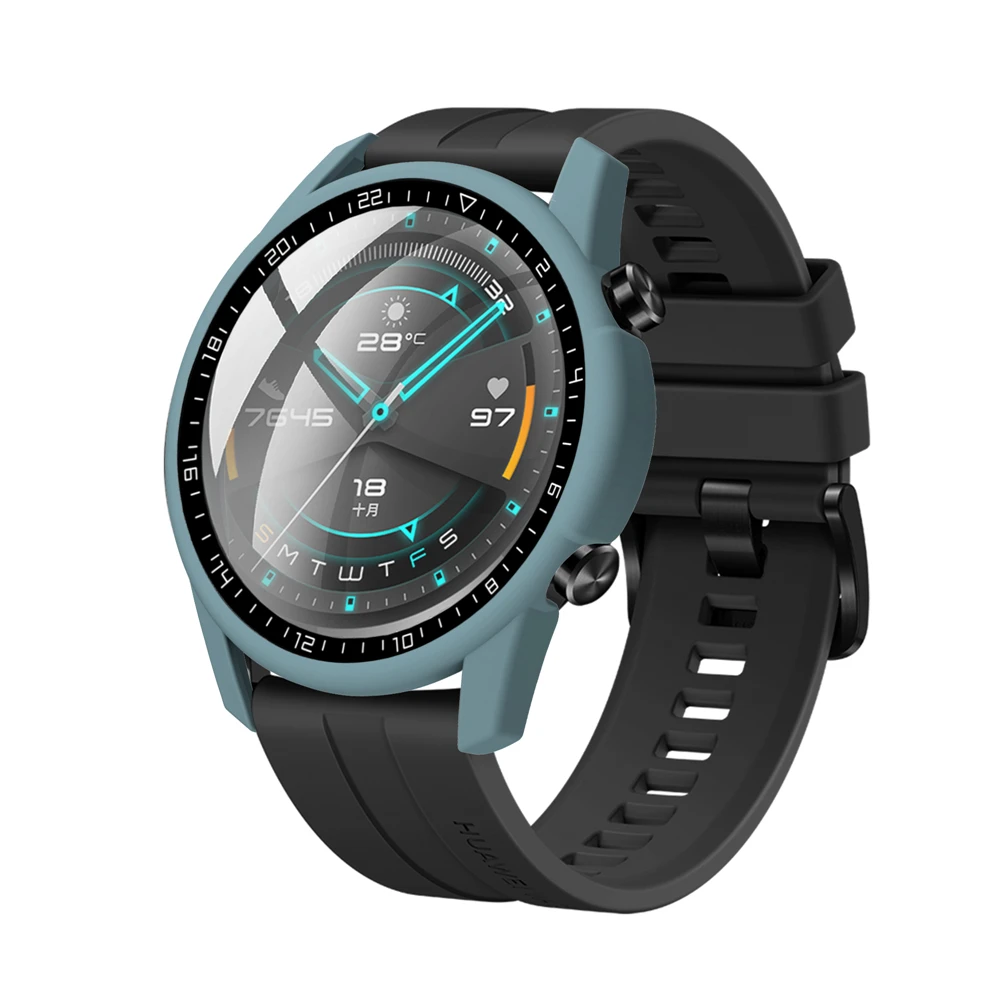 Smart Watch Screen Protectors Watch Screen Protector Watch Screen Protector Case Smart Watch Case Watch Protector Case Tempered Glass Cover For Huawei Watch GT 2 46mm