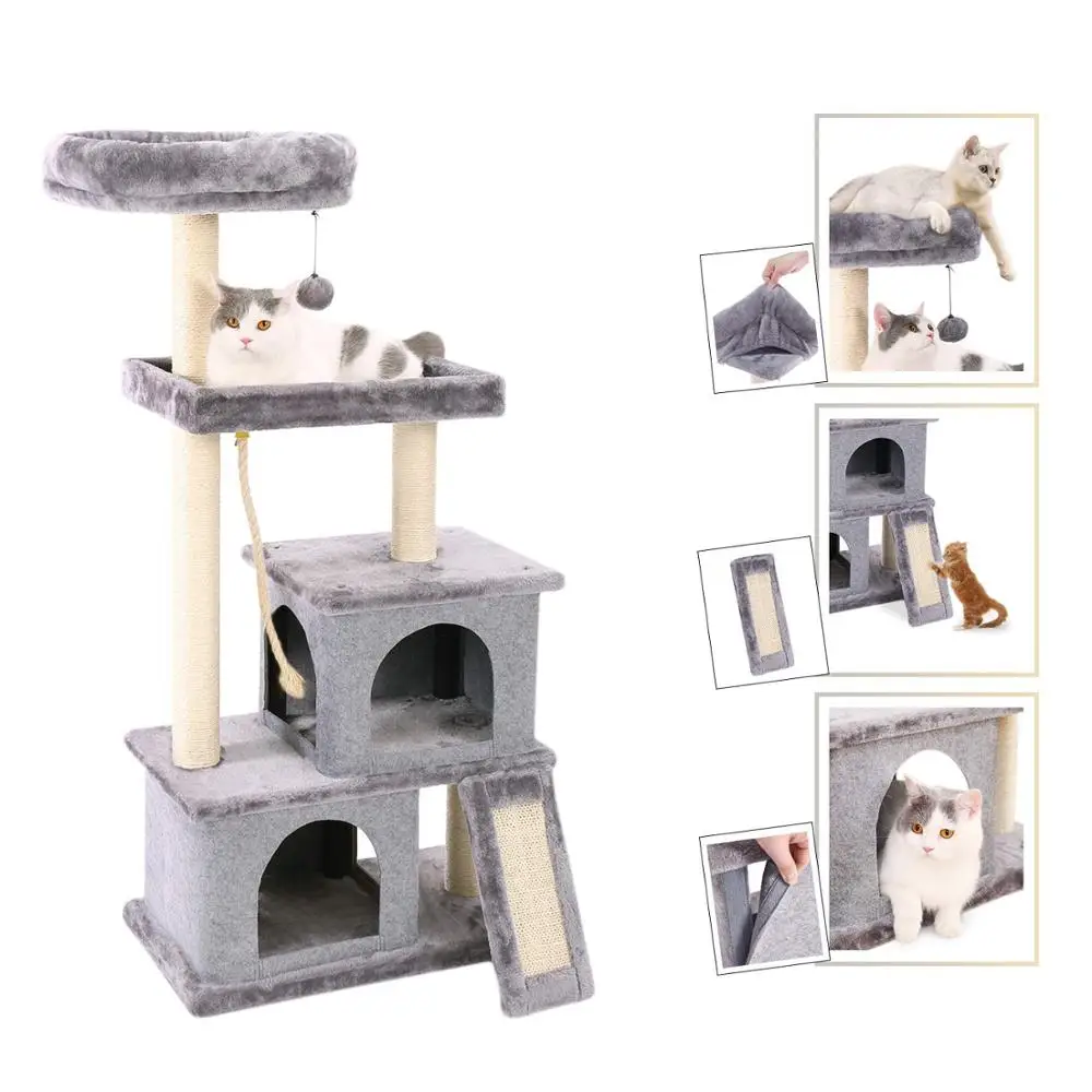 Cat'S Tree Tower центр активности играющие домашние питомцы дерево Забавный Когтеточка скалолазание прыгающая игрушка домашняя мебель защитная