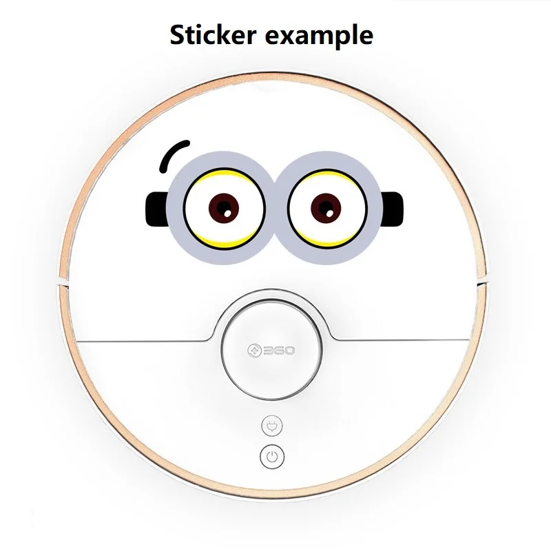 2x EYE STICKERS for Robotic Vacuum Cleaner Funny Eyes Cute Decals to All Robot 