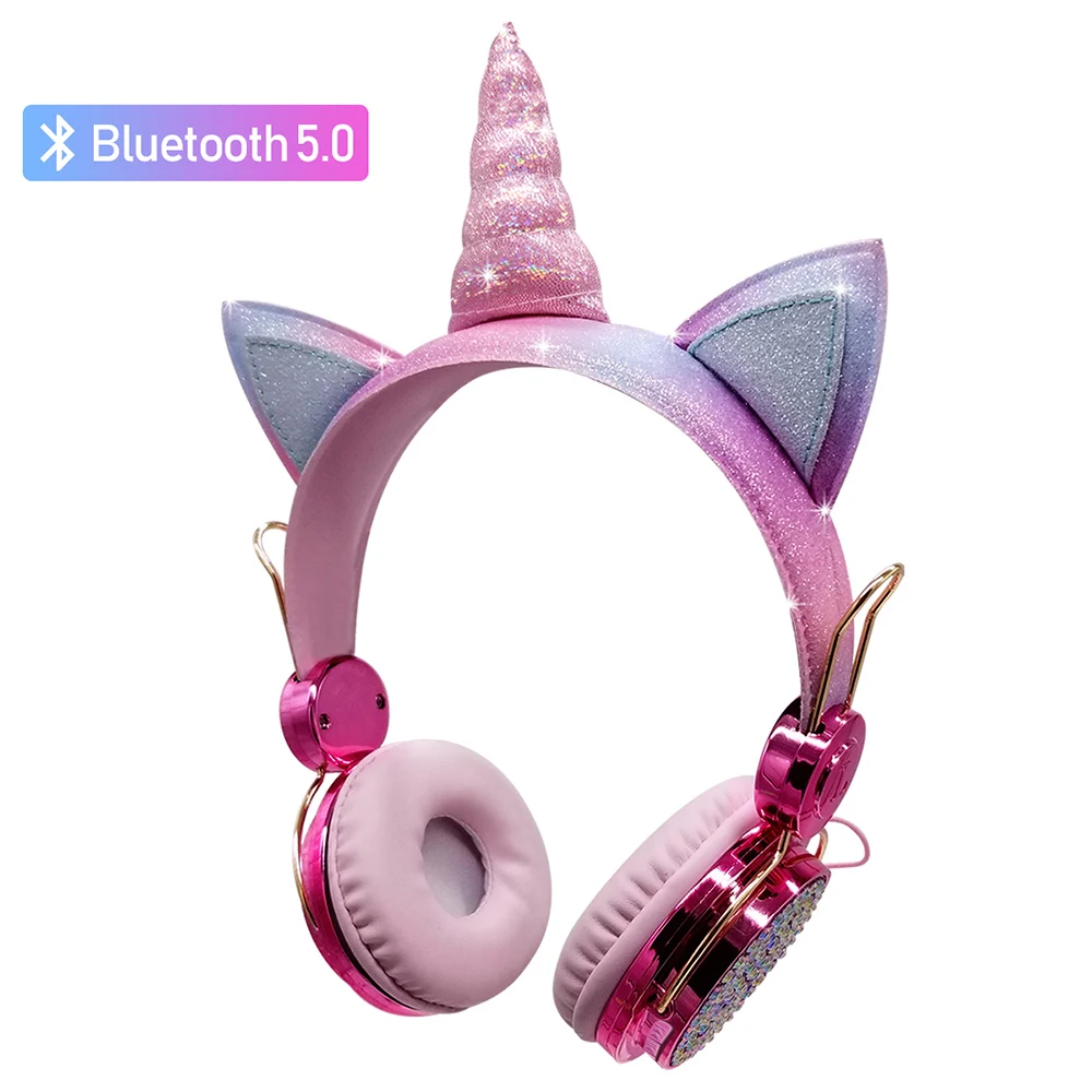 

Unicorn Headset Bluetooth 5.0 Headset with Microphone Headset Laptop Phone Headset PC MP3 Tablet PC Audio Device Christmas gift