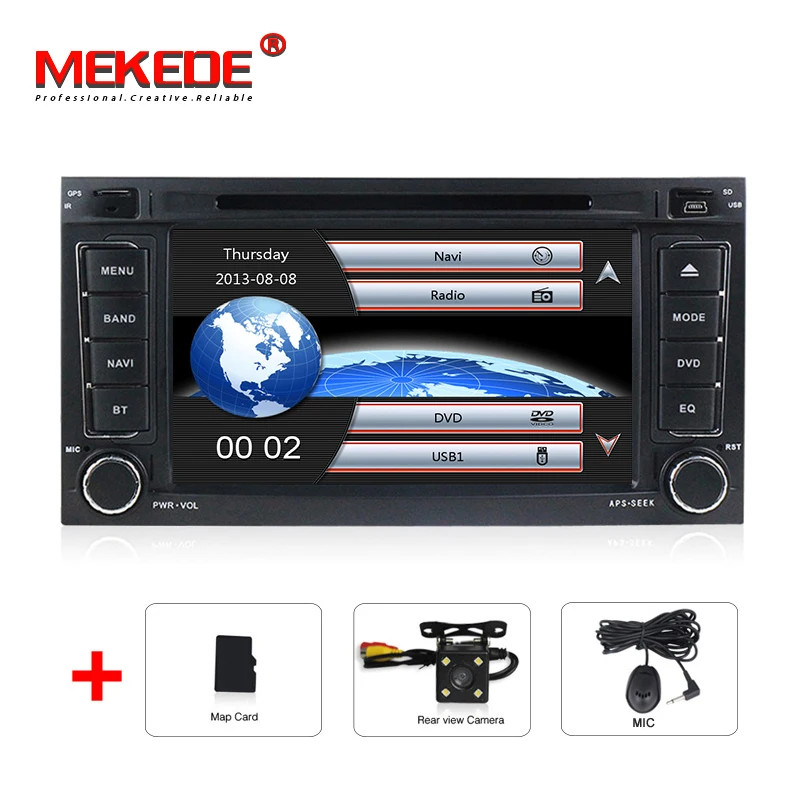 Автомобильный dvd-плеер для Volkswagen VW TOUAREG 2002 2003 2004 2005 2007 2010 с 3g wifi USB хост DVD gps Навигатор Радио BT+ карта - Цвет: car DVD camera