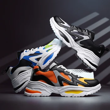 

Hot Style Autumn Men Casual Shoes Lace-up Lightweight Comfortable Breathable Walking Sneakers Joker simple Outdoor Jogging Shoes