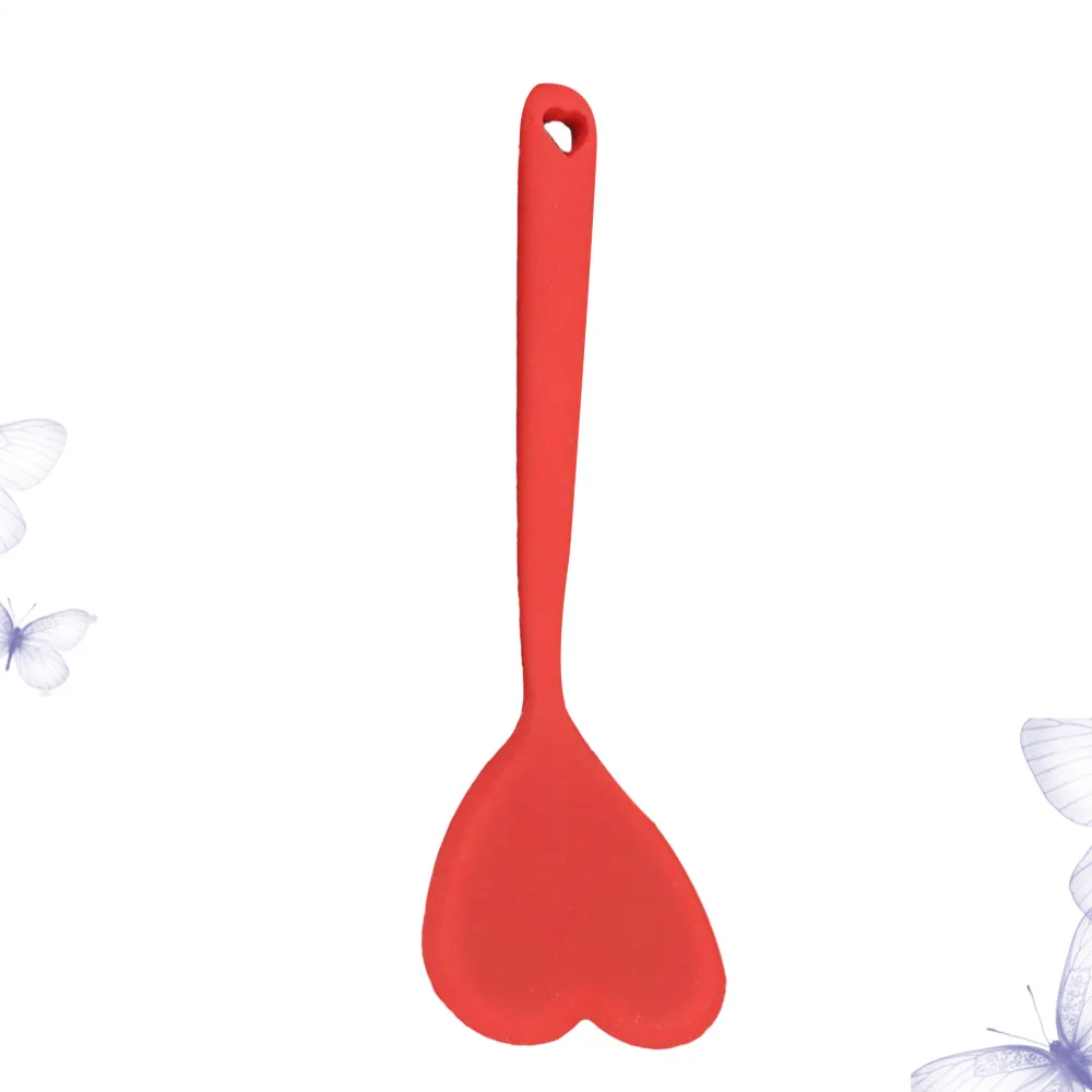 1pc High Temperature Silicone Spatula Nonstick Pan Cooking Spatula