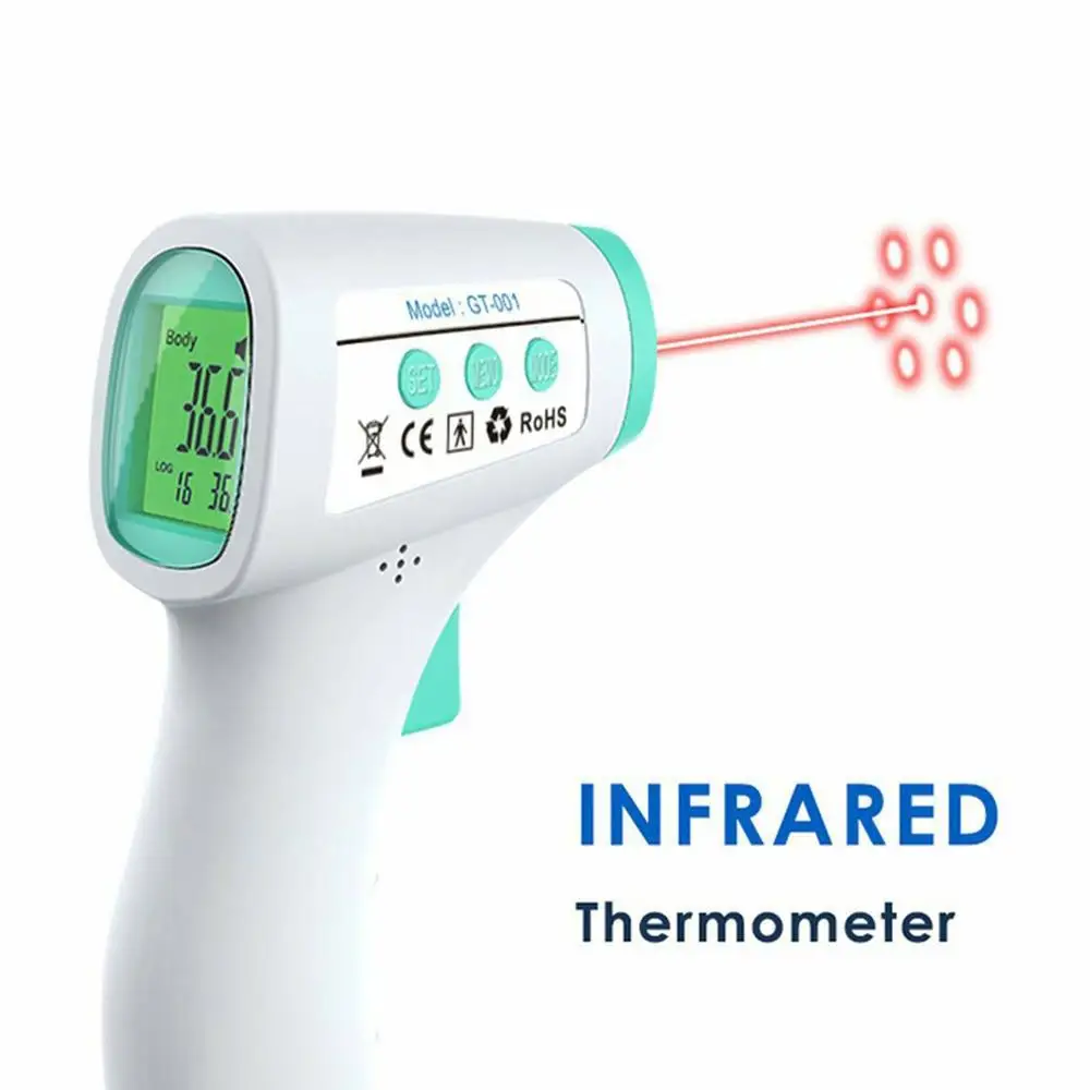 Tri color IR Backlight Non contact Ear Forehead Thermometer Digital Infrared Thermometer Temperature Sensor Meter|Temperature Instruments| - AliExpress