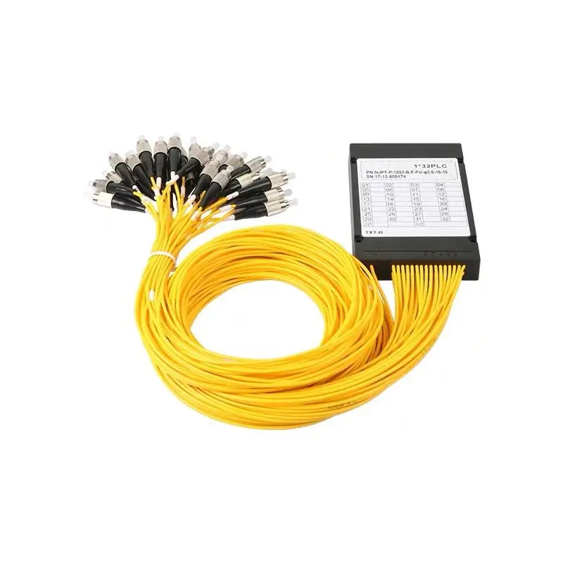 

1x32 Fiber Optic PLC Splitter Fiber splitters Fiber pigtails with FC/UPC Connector