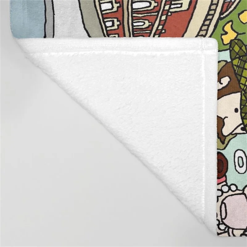 The Queen's London Day Out Throw Blanket 339