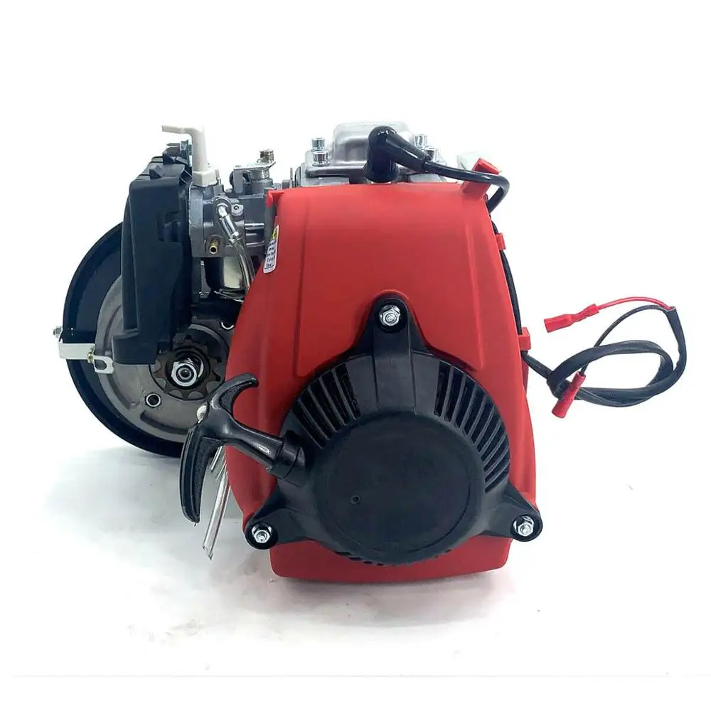 US $204.03 49CC 4Stroke Pull Start Gas Petrol Motorized Bicycle Bike Engine Motor Kit Scooter With Belt For Dirt Pocket Bike Mini ATV