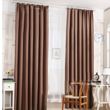 

High Shading Blackout Curtains For Living Room Bedroom Window Curtains Fabrics Ready Made Finished Drapes Blinds Tend
