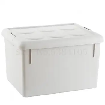 

Extra-large Plastic Storage Box With Thick Cover Clothing Quilt Finishing Box Can Be Superimposed On Toy Storage Box Storage Box