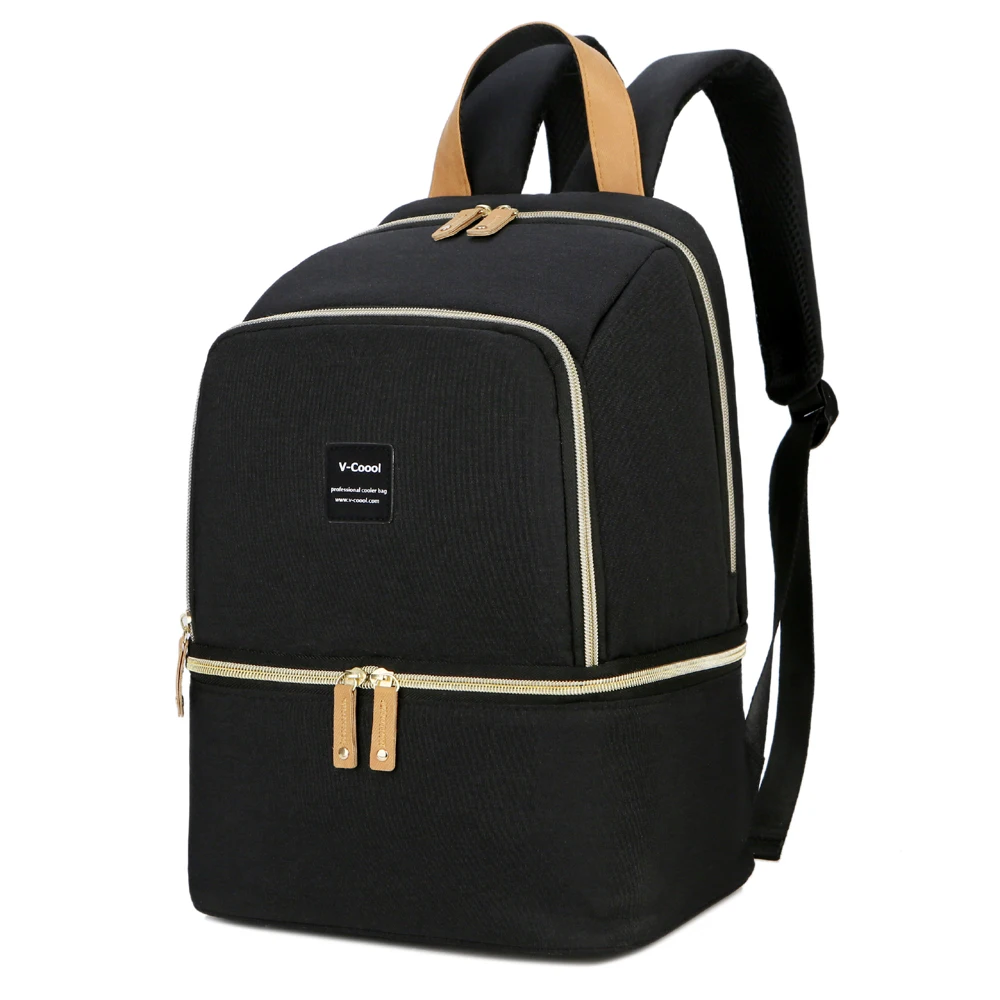 

Large fresh-keeping bag, Picnic Bag Cooler, Ice bag, Upper and lower layer, diaper bag