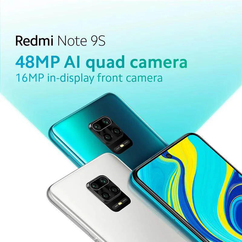 Global Version Xiaomi Redmi Note 9S 9 S 64GB 128GB Smartphone Snapdragon 720G 48MP AI Quad Camera 6.67\