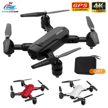 Складной Квадрокоптер Дрон камера 4K HD wifi FPV оптический поток мини gps Дрон с камерой антенна двойной объектив следуем за мной вертолет