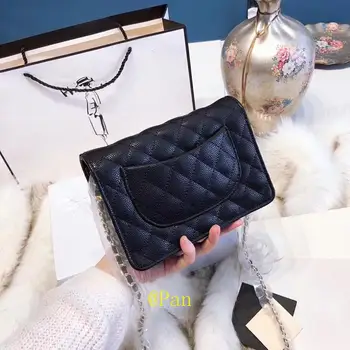 

Women 2020 louis bag handbag Long Chain Bag Handbag Women's Shoulder Crossbody Caviar Bags H2007