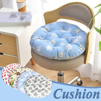 

decorative cushions for seat cojines Round Cotton And linen Style Cushion Round Meditation Chair Cushion 40*40cm cojines sofa