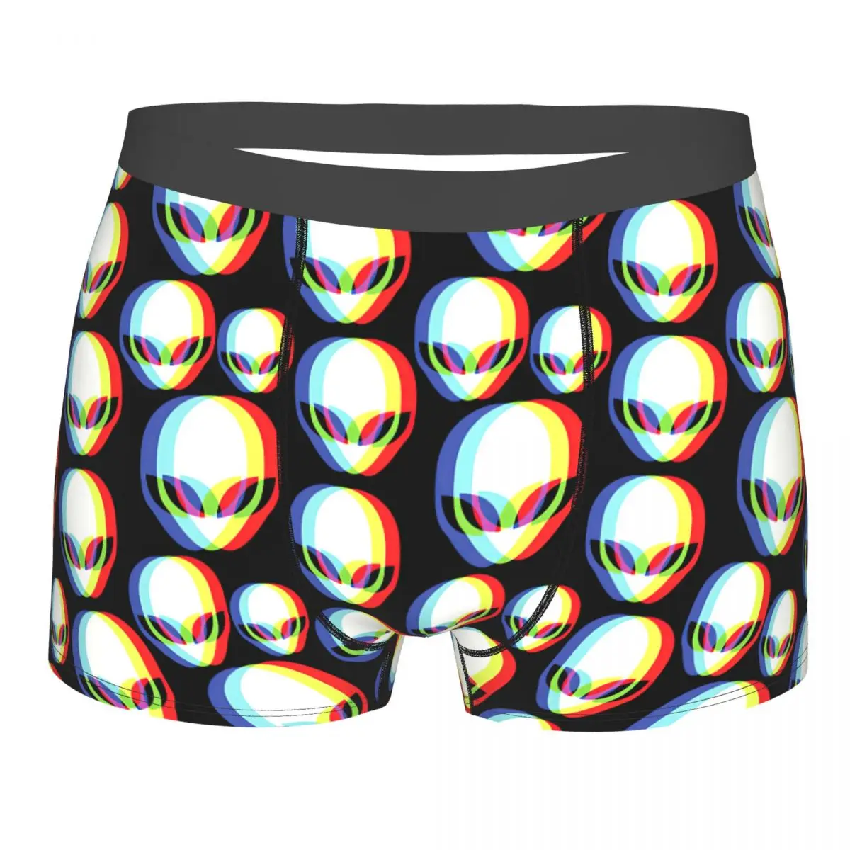 3d Alien Fashion Seamless Pattern Underpants Breathbale Panties Male Underwear Print Shorts Boxer Briefs