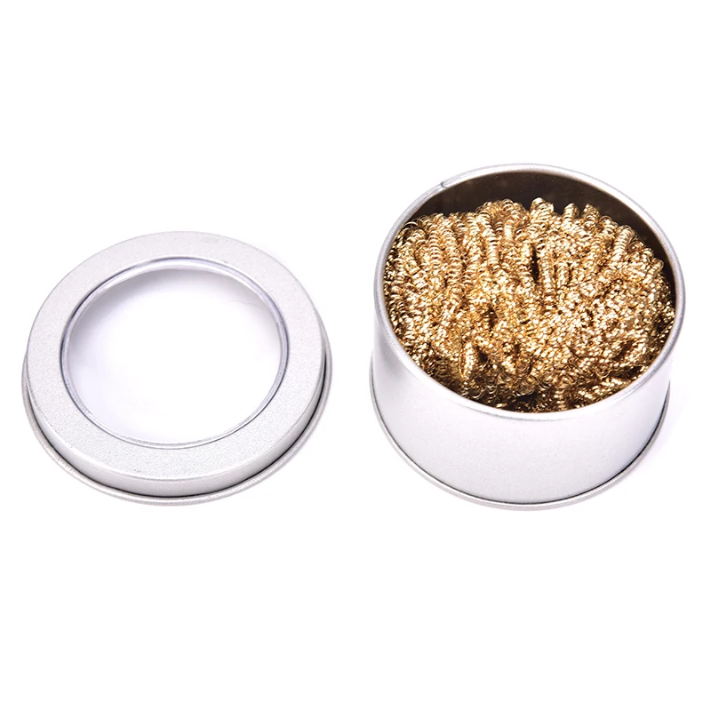 

Welding Soldering Solder Iron Tip Cleaner Cleaning Steel Wire Sponge Balls For Welding Tool